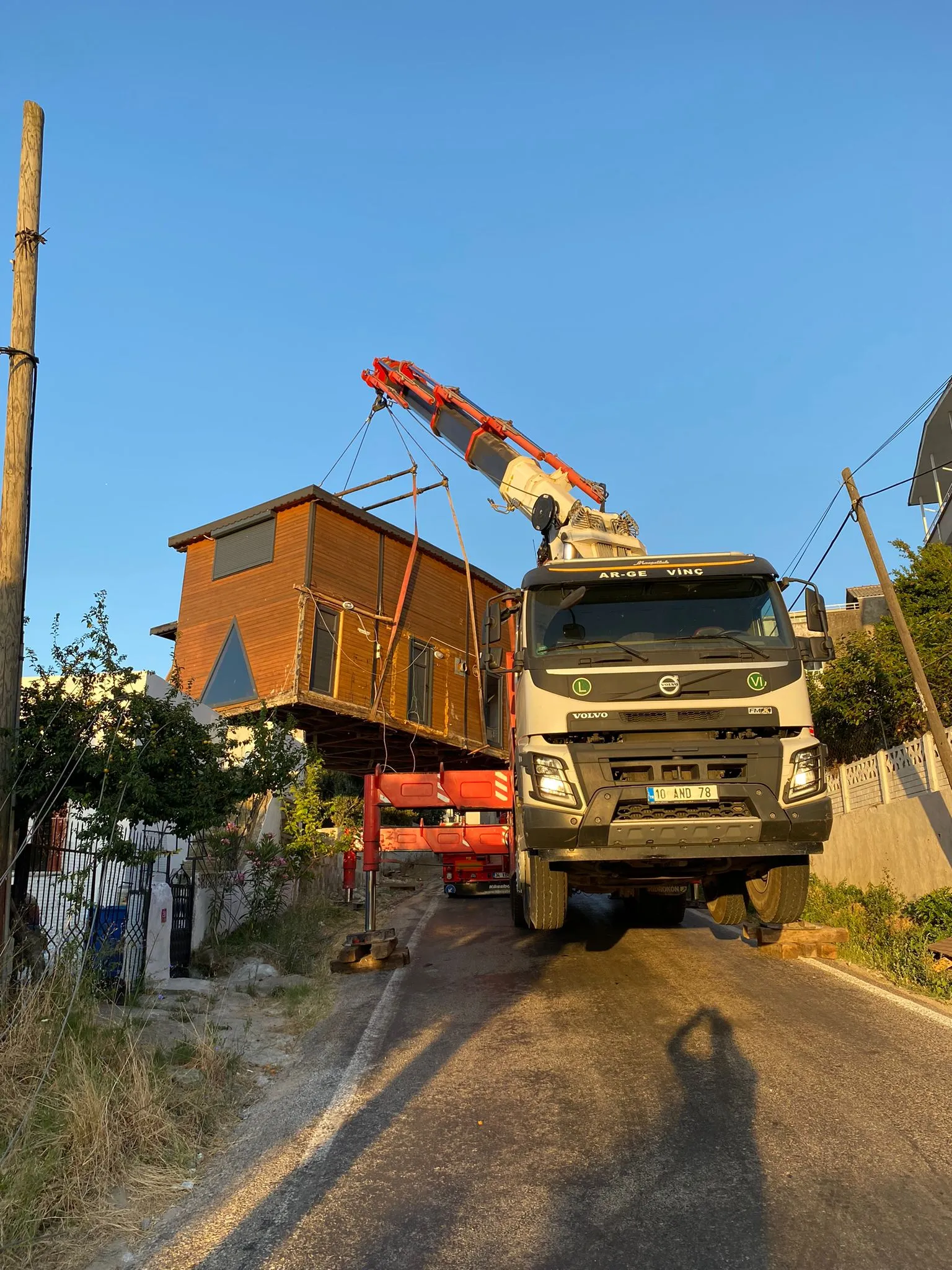 AR-GE Vinç Gönen - Makine Yükleme